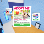 I play Adopt me forever
