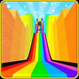 🌈Rainbow Slide Parkour Obby Oby Obey