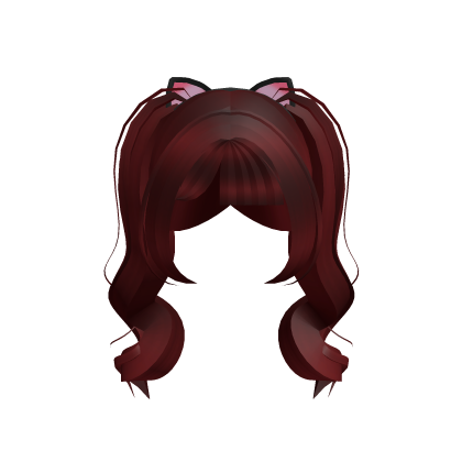 Cat hair y2k (Red and Black) thumbnail