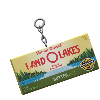 Butter Keychain