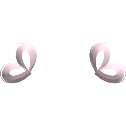 kawaii heart buns extentions pink Roblox item