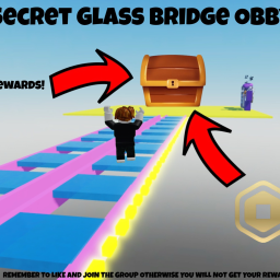 The Secret Glass Bridge Obby (BIG REWARDS!)