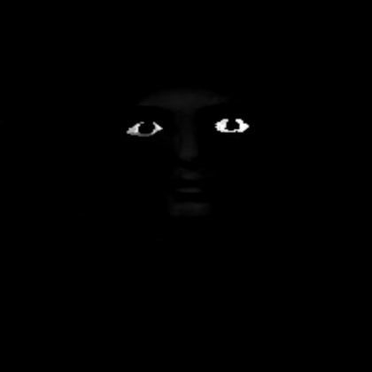 scary face analog horror in the dark Roblox decal