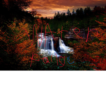 Water falls