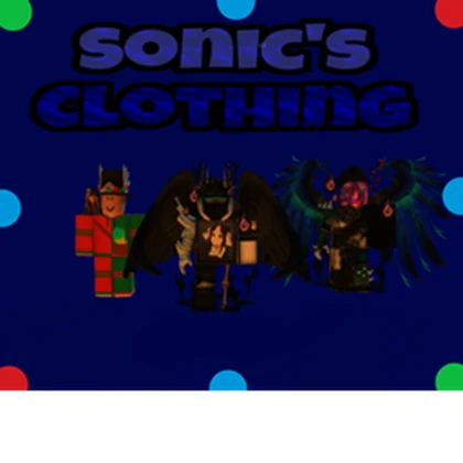 Sonic's Clothing. Roblox group icon