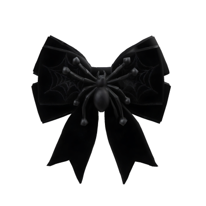 Emo Black Spider Bow