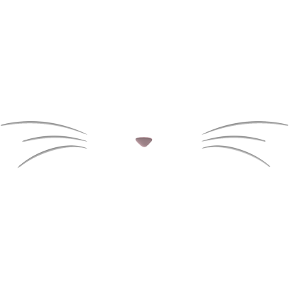 cute white bunny / cat whiskers 