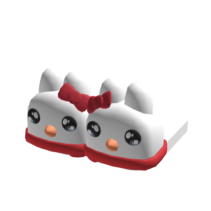 Christmas Bunny Snowman Red Slippers 1.0 🎄