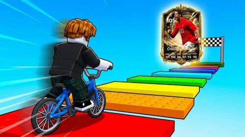 [PRIME] จักรยาน Obby สำหรับการ์ดฟุตบอล! 