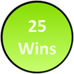 25 Wins