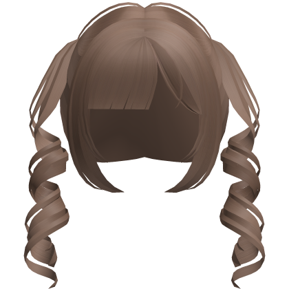 milktea dainty thin swirly moe pigtails