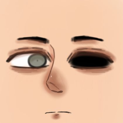 horror face Roblox decal