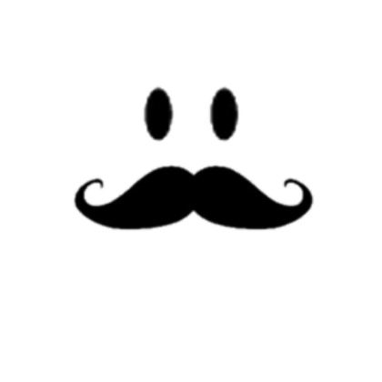 Mustache Face [ORIGINAL] Roblox decal