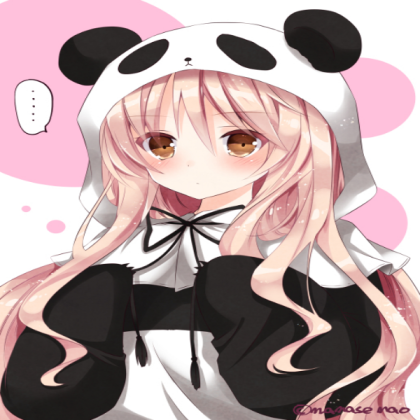 anime girl panda Roblox decal
