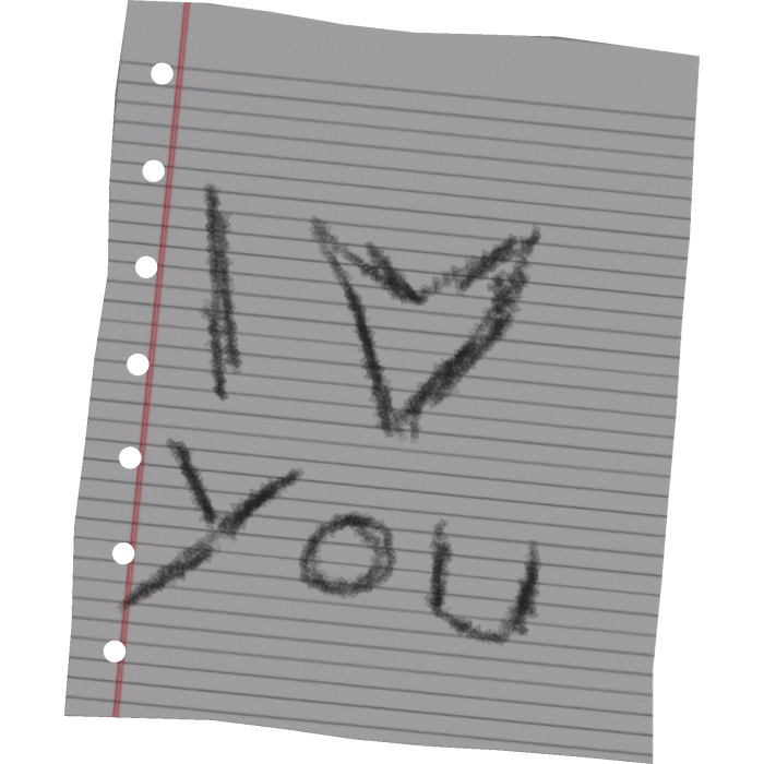 heart message paper