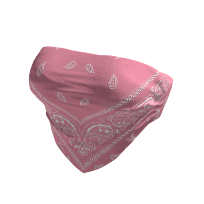 bandana crop top pink