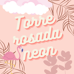 torre rosada neon