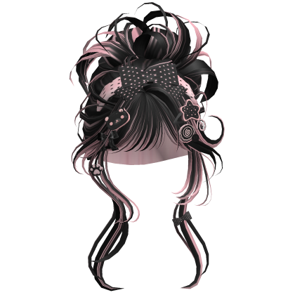 Igari Mori Kei Shoujo Bun (Black&Pink) Roblox item