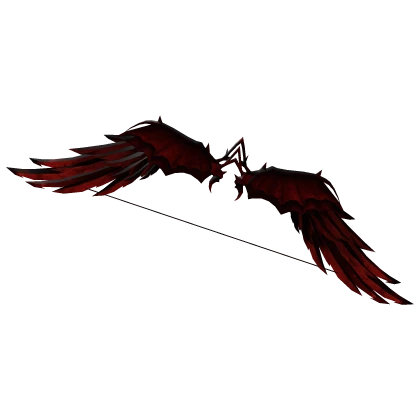 Crimson Feathered Celestial Bow Roblox item thumbnail