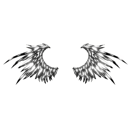 GLOWING Angel Wings [Blackwork]