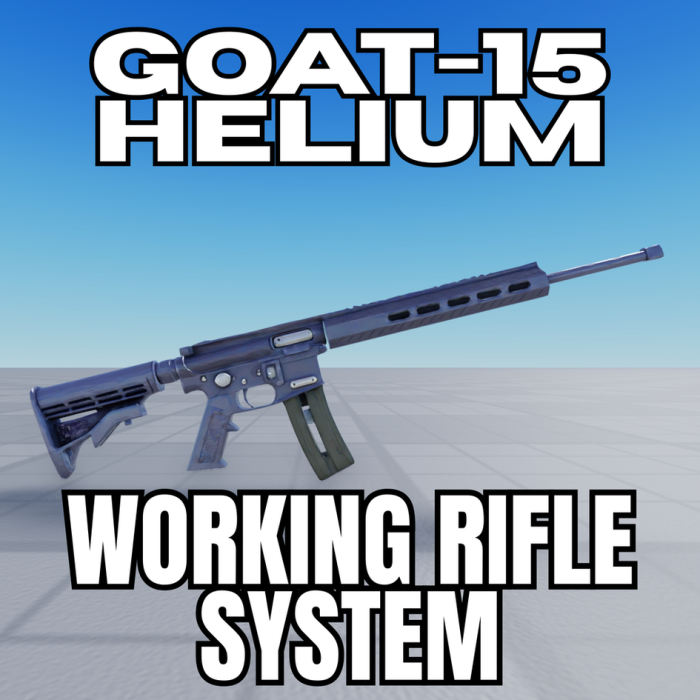 (WORKING GUN) Rifle GOAT-15 HELIUM Tool [PBR] preview 1