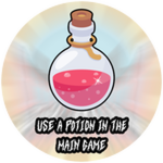 Use a potion in the main game