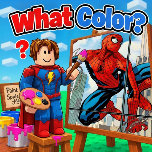 Color my Superhero! Roblox game