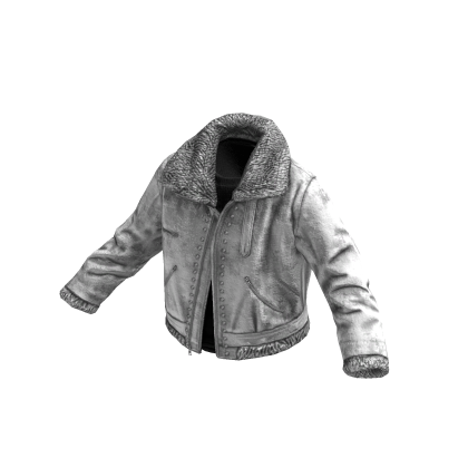 White Vintage Bomber Jacket