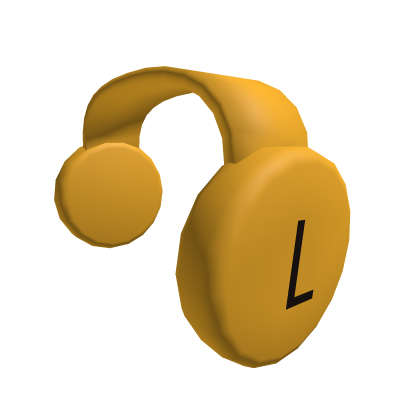 Yellow Clockwork Headphones Roblox item