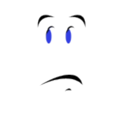 Blue eyeroll Roblox decal