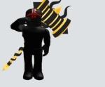 Animatronic blue from animatronic rainbow, friends