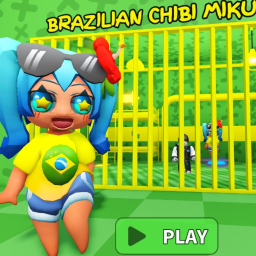 🇧🇷BRAZILIAN CHIBI MIKU PRISON RUN! (Obby)