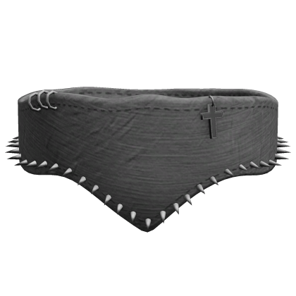 y2k gray spiked emo face mask Roblox item