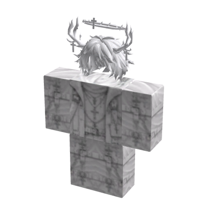 White Angel Antlers Boy Outfit