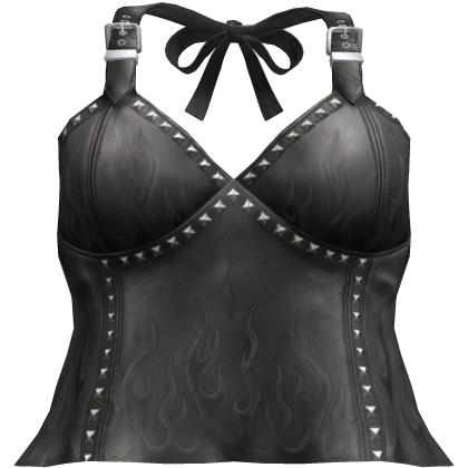 Goth Leather Top