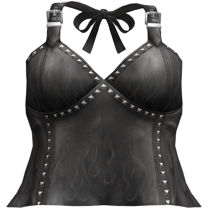 Goth Leather Top