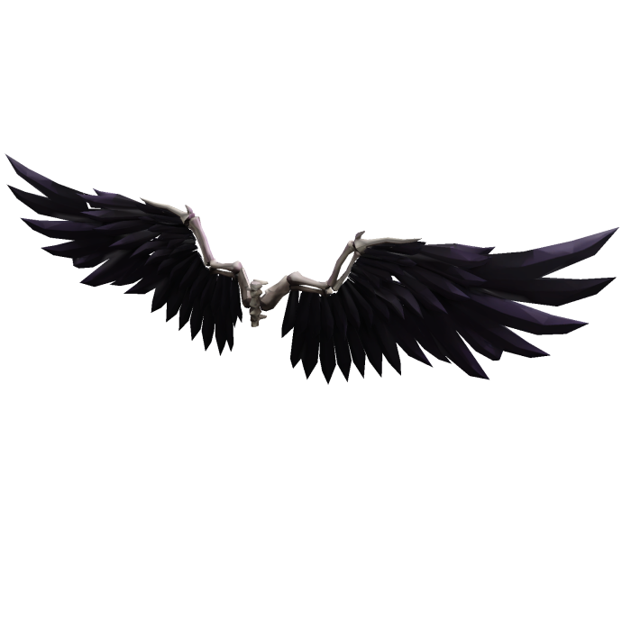 Fallen Angel Feathered Wings [Black]