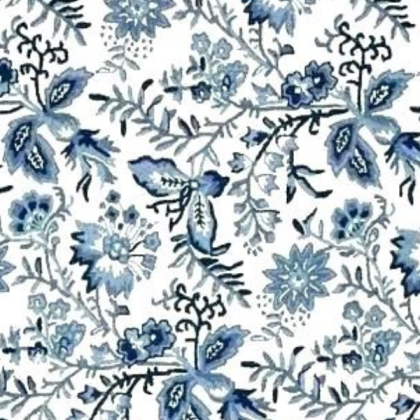 White and Blue Flower Rug Roblox asset preview
