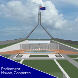 Parliament House, Canberra, Australia icon