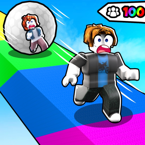 100 Player Down Hill Smash! 🔥