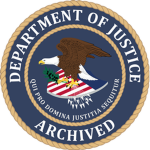 Archived Department of Justice