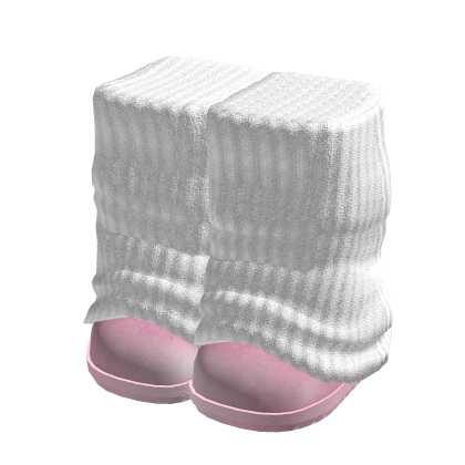 ♡ boots with leg warmers (pink) v2 thumbnail