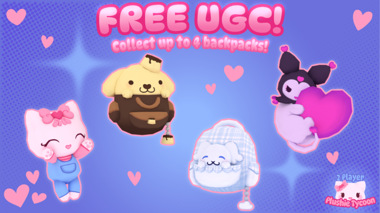 2 Player Plushie Tycoon! 🎀 screenshot 4