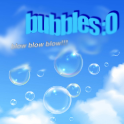 bubble blowing simulation :0