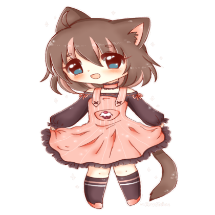 Neko anime Roblox decal