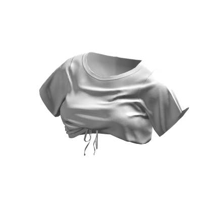 Y2K Simple Tie Detail Tee White [JEYS] thumbnail