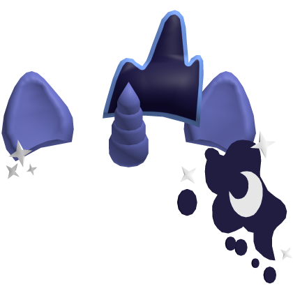 Princess Luna MLP Crown w Ears & Horn Roblox item