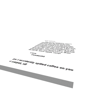 firedarts letter