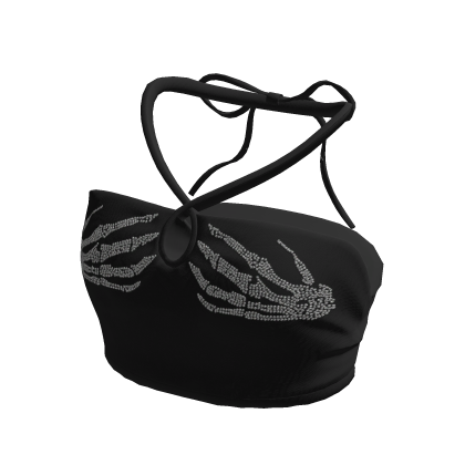 Y2k Skeleton Top