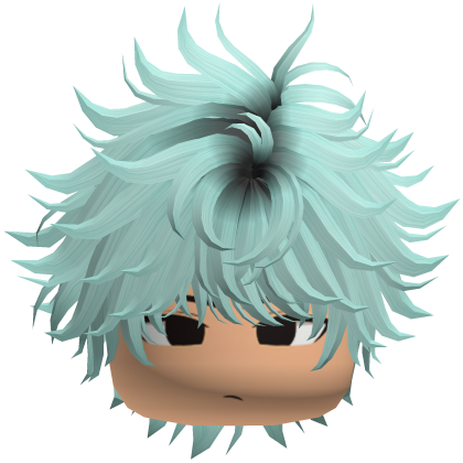 Moe Vkei Cyan Long Messy Hair Combo